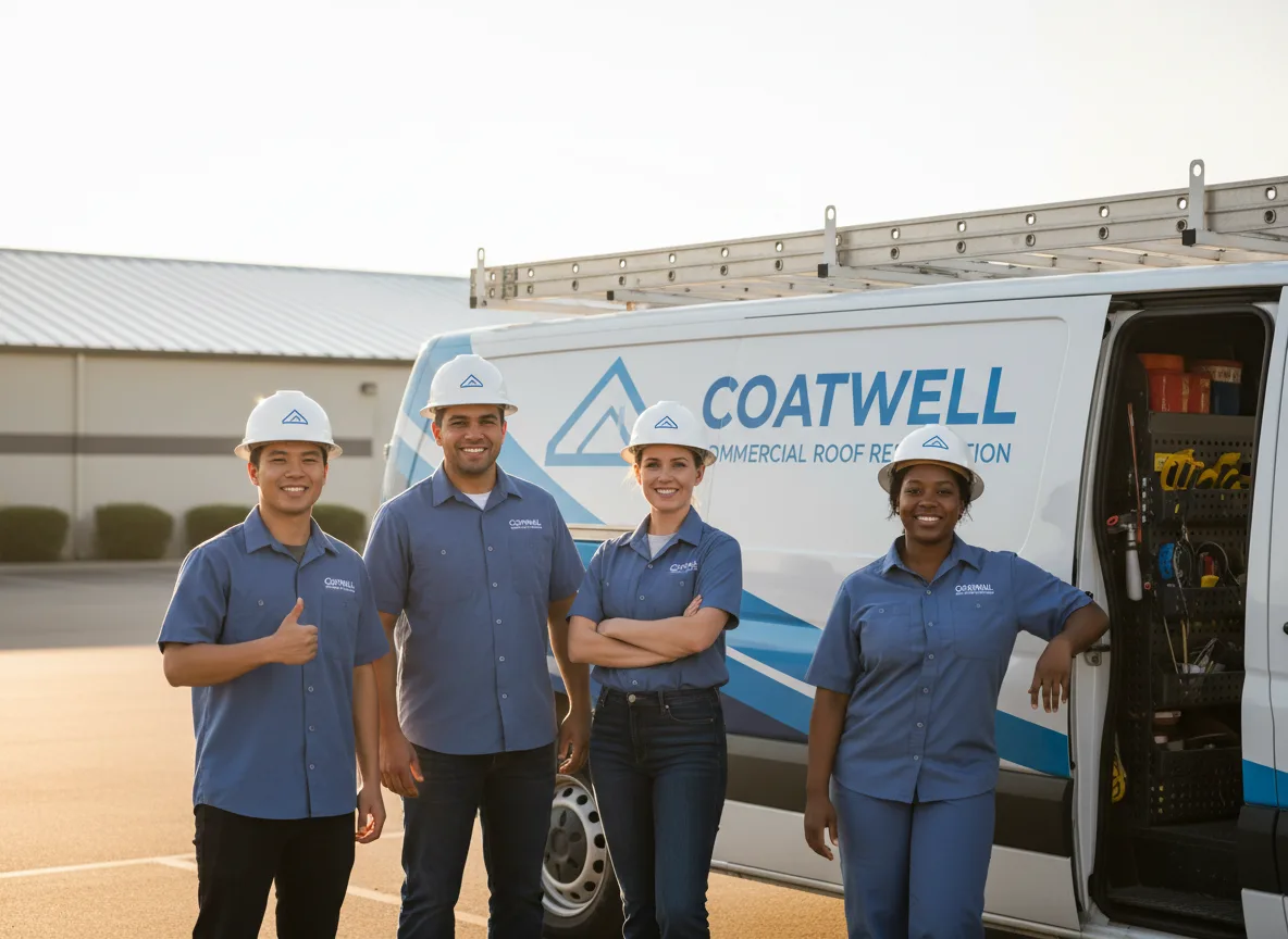 Commercial roof coating company in Wilbur, OR